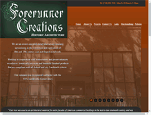 Tablet Screenshot of forerunnercreations.com